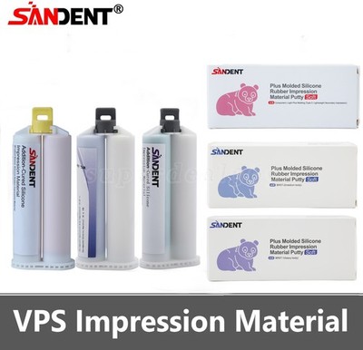 Dental LIGHT /MEDIUM /HEAVY BODY FAST SET VPS PVS Impression Material 50ML