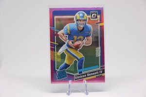 2023 Panini Optic Donruss – Stetson Bennett Optic Preview Pink Prizm - #358 (RC)