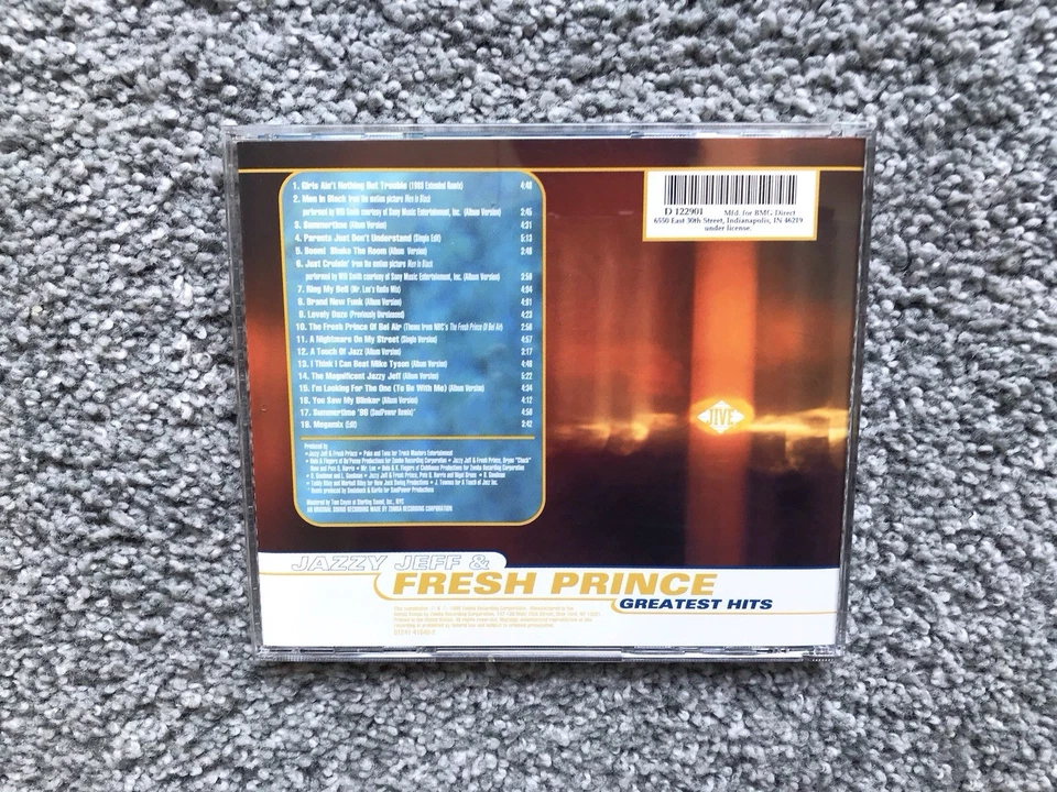 Dj Jazzy Jeff  & Fresh Prince  Greatest Hits 1988  VG Condition - Image 2 of 4