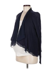 A Pea in the Pod Women Blue Cardigan M Maternity