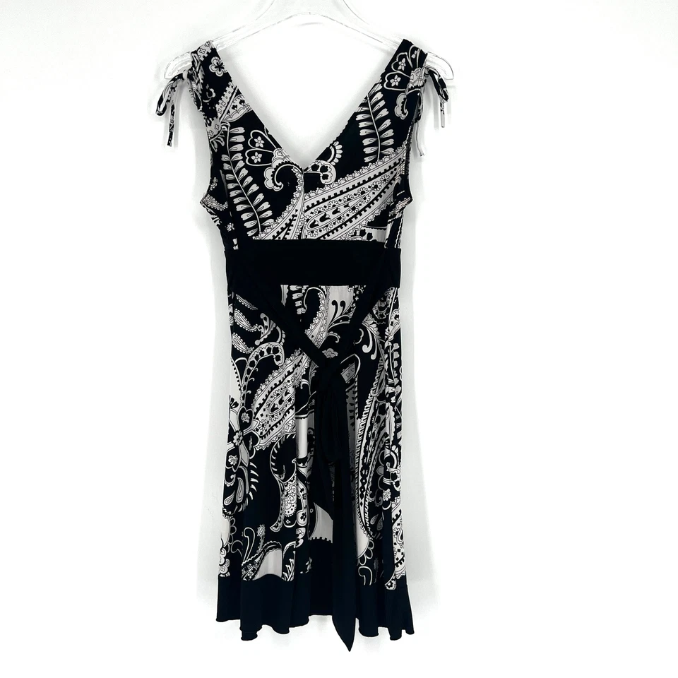 Vestido De Colección Sin Hablas Para Mujer S Y2K Babydoll Negro Blanco Cachemira Años 90 Hada Foto 2 de 4