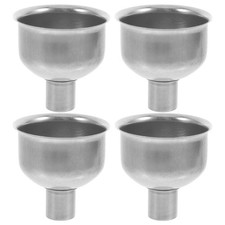 4Pcs Stainless Steel Funnels Kitchen Tools for Liquids Vinegar Oil Wine Pouring