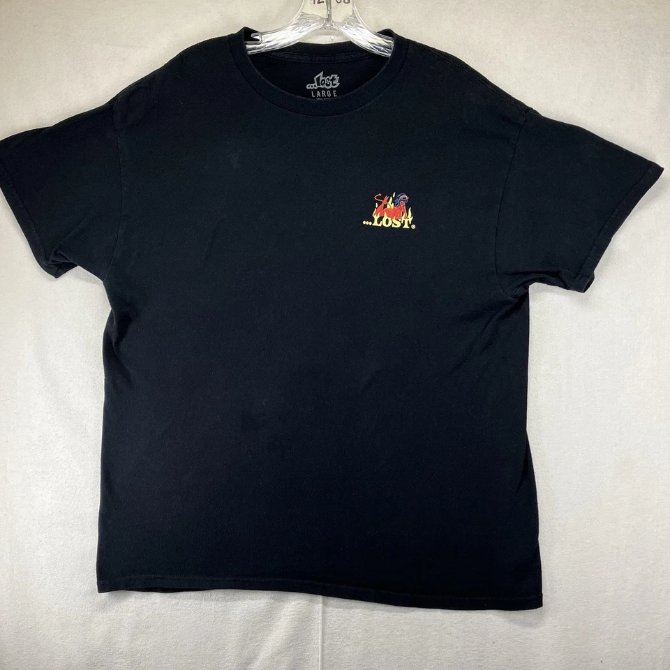 Y2K LOST SURF & SKATE CO DEVIL GIRL T-SHIRT Adult Large Thin All Cotton - Image 2 of 4