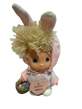 Vintage Precious Moments HI Babies Easter Bunny Doll with Tags 1991 Enesco