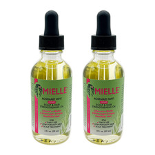 Mielle Organics Rosemary Mint LIGHT Scalp Hair Strengthening Oil 2oz 2PACK