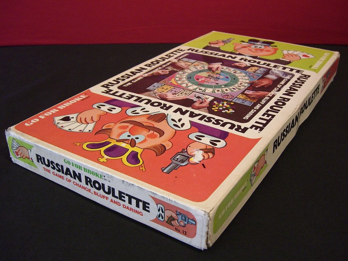 Russian Roulette Vintage 1975 Complete Board Game Great Condition