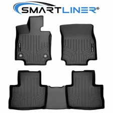 SMARTLINER Custom Fit Floor Mats 2 Row Liner Set OEM TPE 2019-2025 Toyota RAV4
