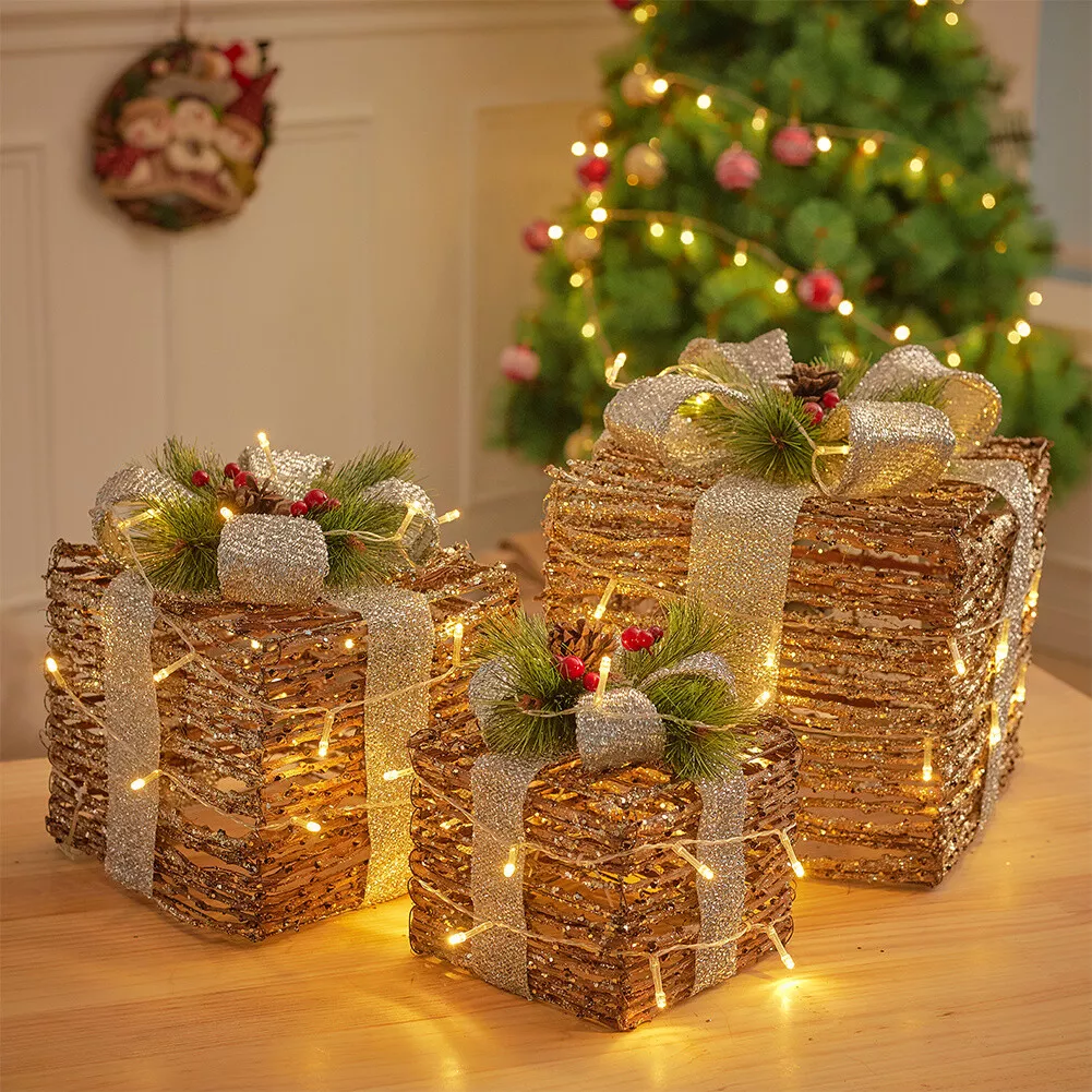 Light up christmas box online