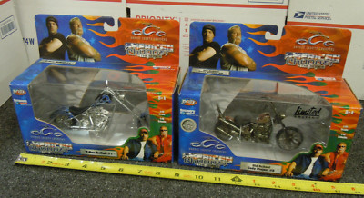 Lot of 2 Joyride American Chopper Series T-Rex Softail & Old School Cody Project