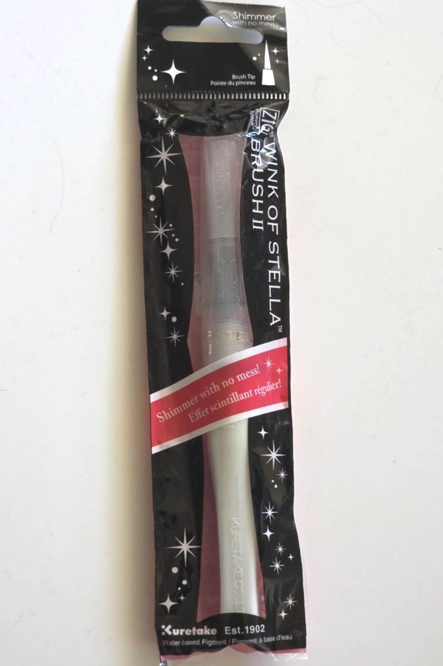 Kuretake Zig Wink of Stella Brush II, Glitter Clear, Shimmer