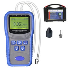 LCD Digital Manometer Differential ±206.8 kPa Gauge Gas Air Pressure Meter USA