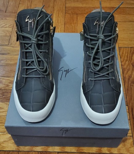 giuseppe crocodile pattern sneakers