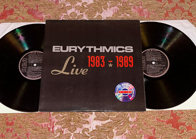 EURYTHMICS Live 1983-1989 RARE 1993 ORIGINAL 1st PRESS 2x VINYL LP Annie Lennox