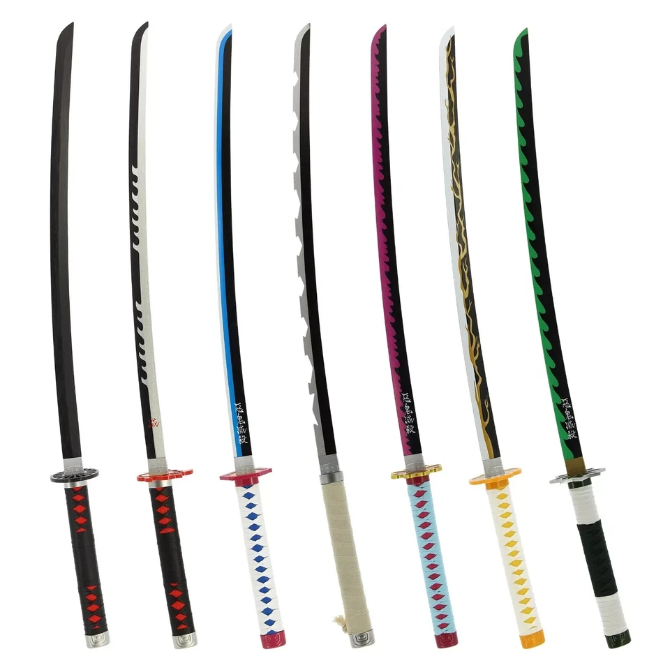 Anime Bamboo Sword Handmade Demon Slayer Cosplay Prop Teen Boys Girls 75cm / 30"