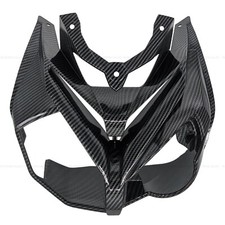 BMW S1000R Carbon Fibre Style Headlight Panel Nose Cone Cover Fairing 2013-2020