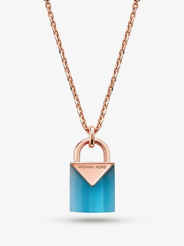 PADLOCK,KEY CHARM NECKLACE | eBay