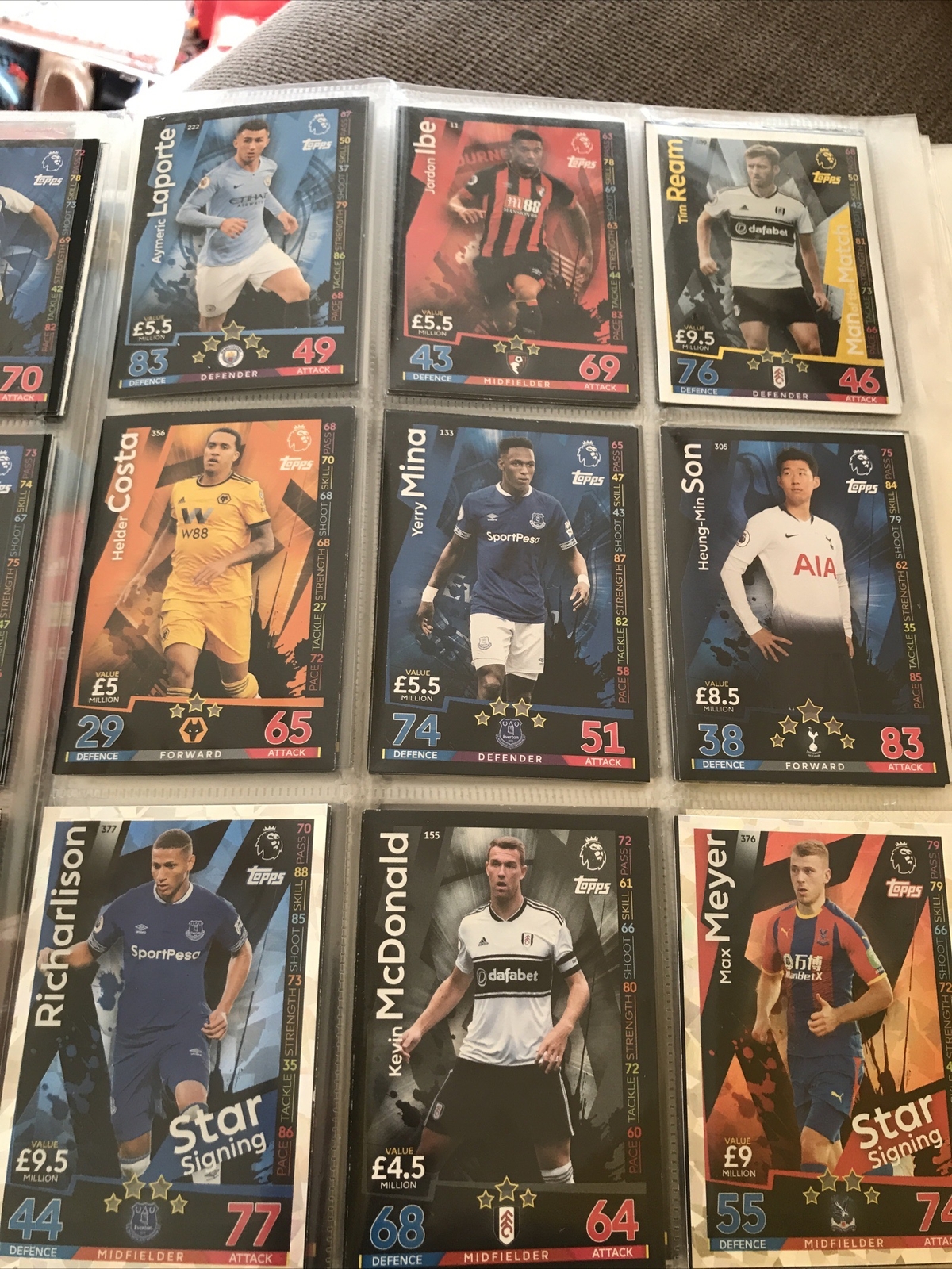 2 XTOPPS MATCH ATTAX TRADING CARD GAME PREMIER BINDERS 2018/19 Approx 260 CARDS eBay