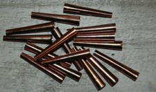 1 1/8 Inch Copper Cones Jewelry Art Decoration Fringe Feathers Horsehair Western