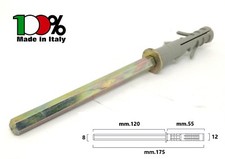 REGGIMENSOLA A SCOMPARSA  mm.8x120 TASSELLO D.12 REGGI MENSOLE RIPIANI LEGNO 
