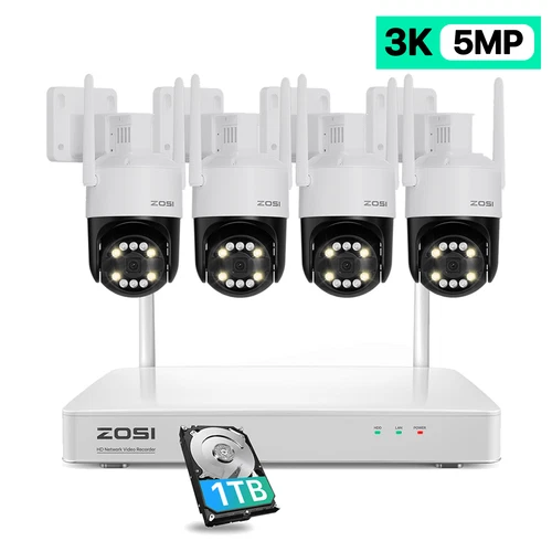 ZOSI 8CH 4K NVR 5MP WiFi-6 IP Camera Wifi Security System Outdoor Home 1TB HDD - Picture 12 of 20