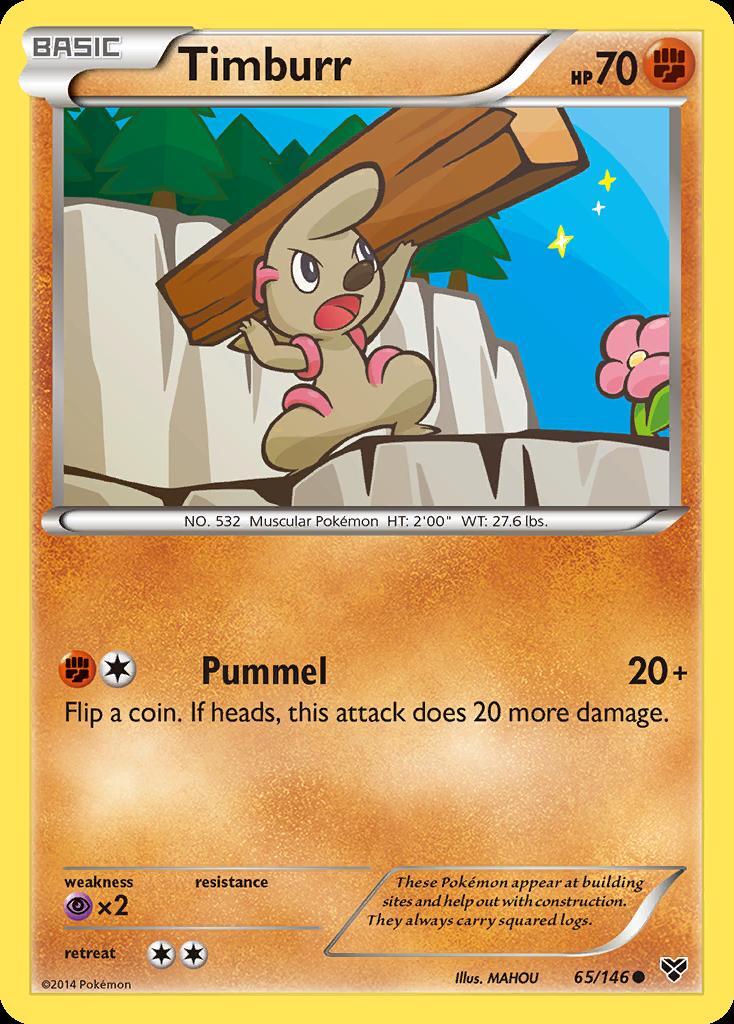 Pokemon Timburr (65/146) XY LP