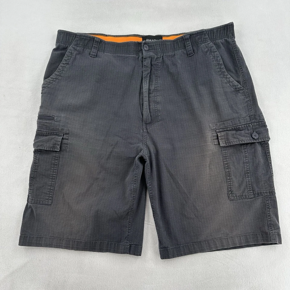 MATIX USA Cargo Gray Fishing Outdoors Hiking Shorts Men Sz 42X11 Ripstop Casual - Image 4 of 4