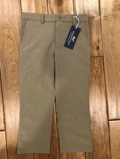  Q NWT Vineyard Vines Boys Breaker Performance Quick Dry Khaki pants Size 5 