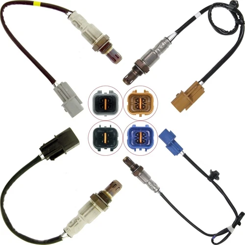 Set of 4 O2 Sensors Fit For Hyundai Santa Fe 2013-2018 3.3L V6 2010-2012 3.5L V6 - Picture 2 of 14