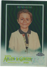 2020 Topps Allen and Ginter Chrome Green Refractors #284 Julian Edwards /99