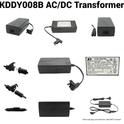 Eureka Furniture 2.0A AC/DC Transformer Power Adapter For Electric Recliner Sofa