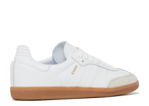 adidas Samba Team Real Madrid Shoes White Retro Trainers Low Top Sneakers Men - Picture 4 of 5