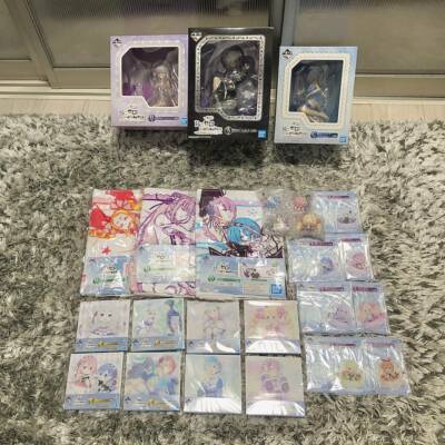 Re:Zero Starting Life Ichiban 2020 Complete Set Echidna Emilia Rem Ram Figure