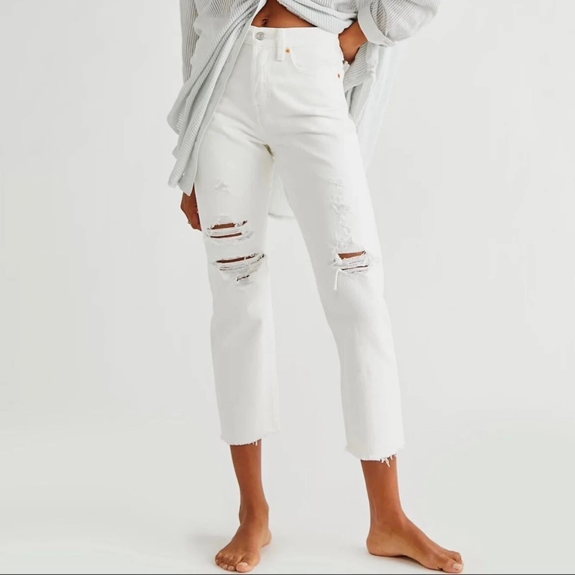 Levi's white 2024 wedgie jeans