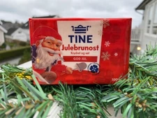 JULEBRUNOST - Fresh Norwegian brunost / brown cheese from Tine, Norway 500 grams