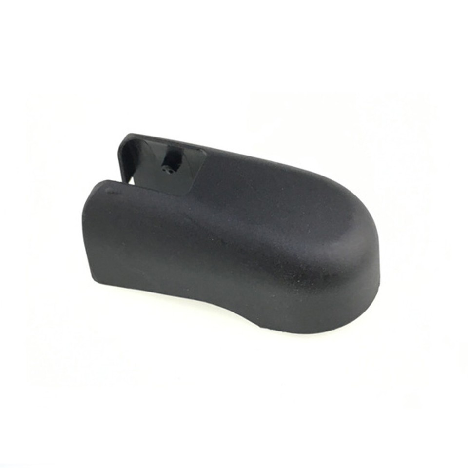 Tail Gate Rear Windshield Wiper Cover for For honda Fit Black ABS