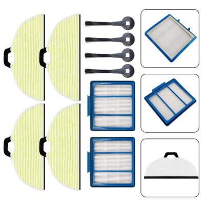 For PADS For Shark RV2001WD AV2001WD Robot Side Brush Filters Cleaning Mop