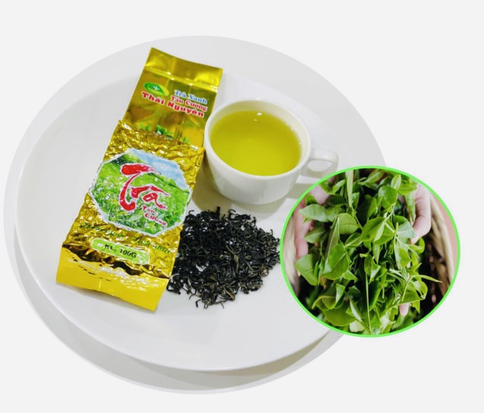 VietNam Tan Cuong Thai Nguyen Green Tea 200g - Trà Xanh Tân