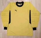PUMA Vintage Template Goalkeeper Long Sleeve Football Shirt Yellow/Black Size XL