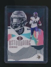 STEFON DIGGS 2019 PANINI ILLUSIONS ASTOUNDING RED PARALLEL 18/50