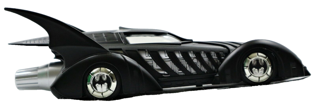 アメコミ 1:24 1995 BATMAN FOREVER BATMOBILE W/BAT Batman Batmobile, 1995 Batman Forever, Jada, Diecast Model