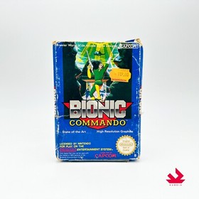BIONIC COMMANDO - PAL B BOXATO ENGLISH NES-CM-EEC NINTENDO CAPCOM PIATTAFORMA