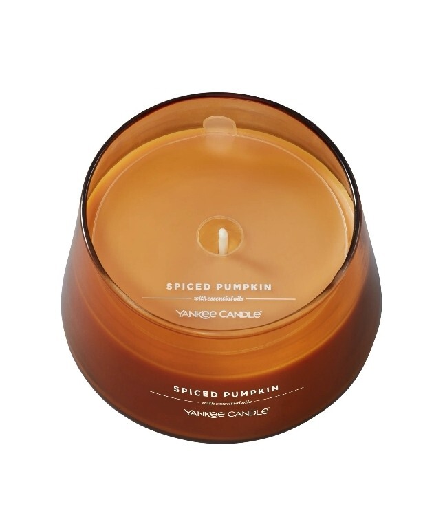 Yankee Candle Spiced Pumpkin Studio Collection 10 Oz With Essential