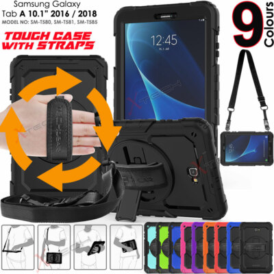 For Samsung Tab A T580 Series Tough Rugged Hand