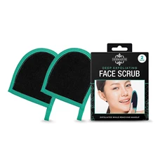 Deep Exfoliating Face Mitt - Scrubber, Dead and Dry Skin Remover for Men and ...