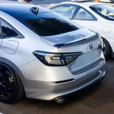 LH+RH Smoked Lens LED Tail Lights For Honda Civic Sedan 2022-2025 Rear Lights