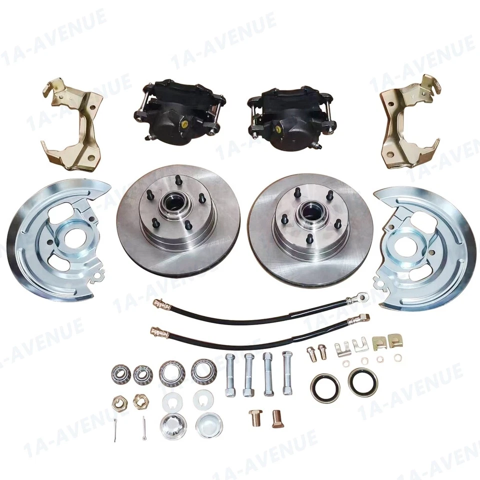 Front Disc Brake Kit Deluxe For 1964-1974 Chevy Chevelle Camaro Pontiac Firebird Foto 2 de 4