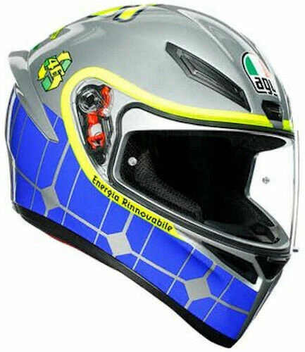 CASCO AGV INTEGRALE K1 REPLICA VALENTINO ROSSI MUGELLO 2015 TAGLIA