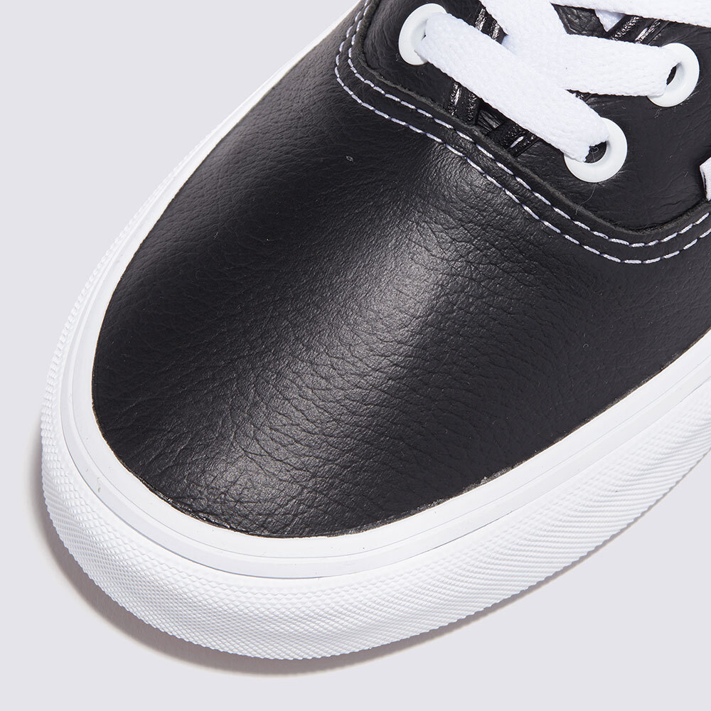 New Vans Authentic Leather Black/True White Sneakers Low-Top