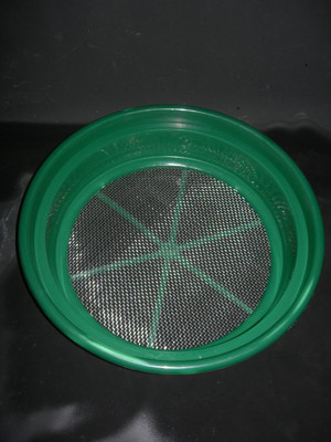 Gold Pan Panning Classifier Mesh 1/8'' Screen Sifter W/FREE Vial! Prospecting