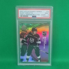 PSA 9 2021 Extended Series Triple Dimensions Reflections Ruby /500 Alex Turcotte